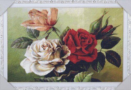 40*60 21Б Картина гобелен белая рамка [01111877] 40*60 21Б Картина гобелен белая рамка