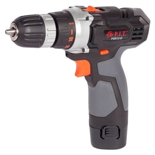 298201-РСВ (в уп.1шт.) - Шуруповерт "P.I.T." PSR 1 [01091386] 298201-РСВ (в уп.1шт.) - Шуруповерт "P.I.T." PSR 12-D СТАНДАРТ (12В, 2 Li акк.1,5Ач,2 ск,20Нм,быстр.зарядка,кейс)