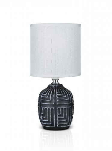 В-HS8368 black+white shade, размер: 130*130*265мм [01104571] В-HS8368 black+white shade, размер: 130*130*265мм (24) светильник настольный