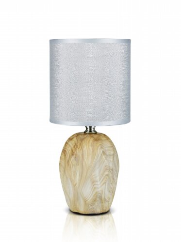 В-HS8462 I.brown+white shade, размер: 130*130*280м [01103945] В-HS8462 I.brown+white shade, размер: 130*130*280мм (24) светильник настольный