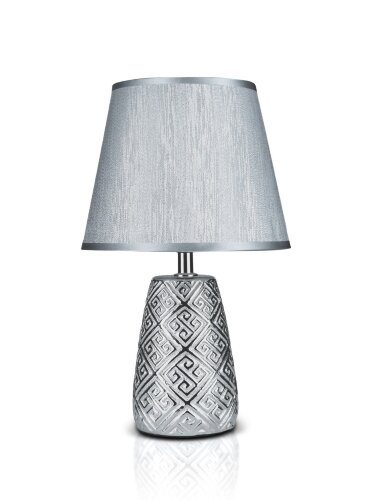 К-HY002B-6&quot; Sliver+Sliver shade H33см (24) светиль [01083132] К-HY002B-6" Sliver+Sliver shade H33см (24) светильник настольный