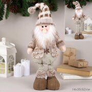 750792 (в уп.60шт.) - Фигурка Дед мороз на телеско [01110668]