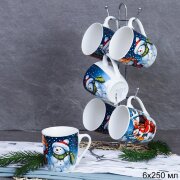 723011 (в уп.1наб.) - Кружки 6шт. на мет.стенде 25 [01108027]