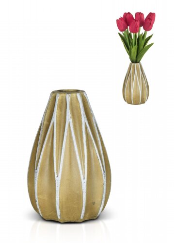 К-HVA025 Ancient (36) ваза настольная, высота 15см [01104518] К-HVA025 Ancient (36) ваза настольная, высота 15см, материал керамика