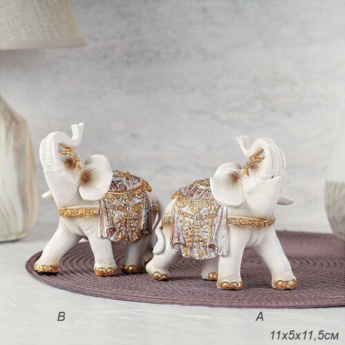 717925 (в уп.72шт.) - Статуэтка Слон 11х5х11,5см. [01109089] 717925 (в уп.72шт.) - Статуэтка Слон 11х5х11,5см. / 22738 /, материал: полистоун.