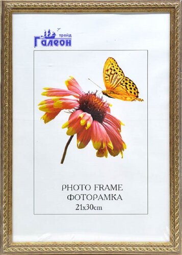 144544 (в уп.10шт.) - Фоторамка 21x30см. /1606C-A0 [01095182] 144544 (в уп.10шт.) - Фоторамка 21x30см. /1606C-A09/, материал: пластик, стекло, двп.