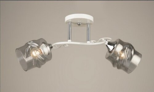 Д-W3051/2 WH+CR (10) светильник потолочный [01103077] Д-W3051/2 WH+CR (10) светильник потолочный