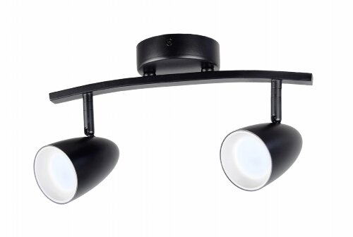 PRD-C 1003/2 BK 313*100*197мм патрон: GU10 лампочк [01109485] PRD-C 1003/2 BK 313*100*197мм патрон: GU10 лампочки в комплект не входят (10) светильник потолочный