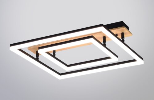 АР77081/2 BK+WD Led 3000K+6500K 108W (1) светильни [01110890] АР77081/2 BK+WD Led 3000K+6500K 108W (1) светильник потолочный