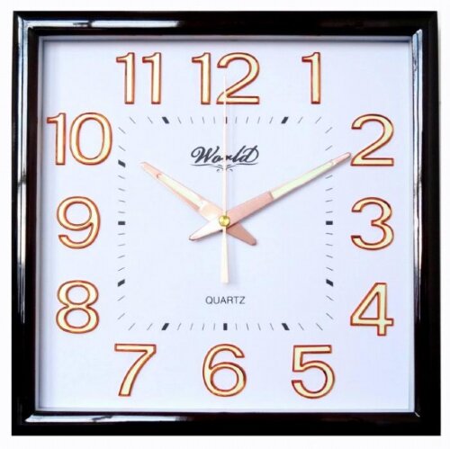 2843C Z (в кор.20шт.) - Часы настенные WORLD, меха [01105124] 2843C Z (в кор.20шт.) - Часы настенные WORLD, механизм: кварцевый плавного хода секундной стрелки от бат АА., цифры и стрелки со светонакапливающим материалом, размер 300*300*35мм, материал: пластик, стекло.