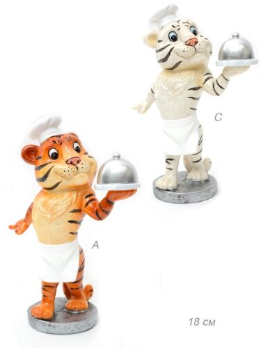 678991 (в уп.24шт.) - Фигурка "Тигр" Символ года 2 [01037807] 678991 (в уп.24шт.) - Фигурка "Тигр" Символ года 2022", H=18см. / YX11059AC /, материал: полистоун.