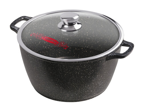 к263аг (в уп.4шт.) - Кастрюля 5л. с крышкой в п/у [01100065] к263аг (в уп.4шт.) - Кастрюля 5л. с крышкой в п/у Гранит "Горница", диаметр 240мм, фурнитура литые ручки, толщина дна 6мм, толщина стенок 4 мм, высота стенок 115мм.