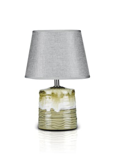 К-F676-5&quot; Grey+Grey shade H29.5см (24) светильник [01090386] К-F676-5" Grey+Grey shade H29.5см (24) светильник настольный