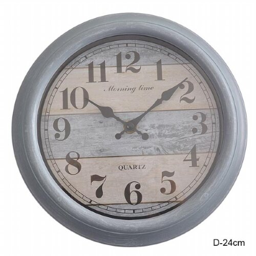 627466 (в уп.30шт.) - Часы настенные D=24см. / 864 [01104847] 627466 (в уп.30шт.) - Часы настенные D=24см. / 8648A /, материал: пластик, стекло.