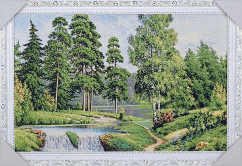 40*60 22Б Картина гобелен белая рамка [01111879] 40*60 22Б Картина гобелен белая рамка