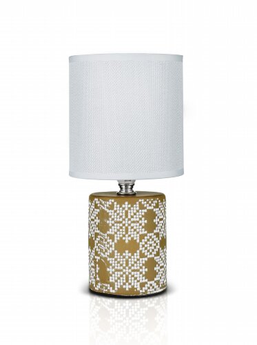 В-HS8444 l.brown+white shade, размер: 130*130*260м [01104565] В-HS8444 l.brown+white shade, размер: 130*130*260мм (24) светильник настольный