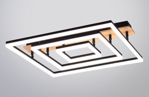 АР77081/3 BK+WD Led 3000K+6500K 164W (1) светильни [01110891] АР77081/3 BK+WD Led 3000K+6500K 164W (1) светильник потолочный