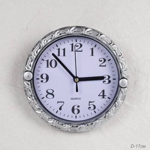 730931 (в уп.90шт.) - Часы настенные D=17см. /WS-8 [01109175] 730931 (в уп.90шт.) - Часы настенные D=17см. /WS-851/, материал: пластик, стекло.