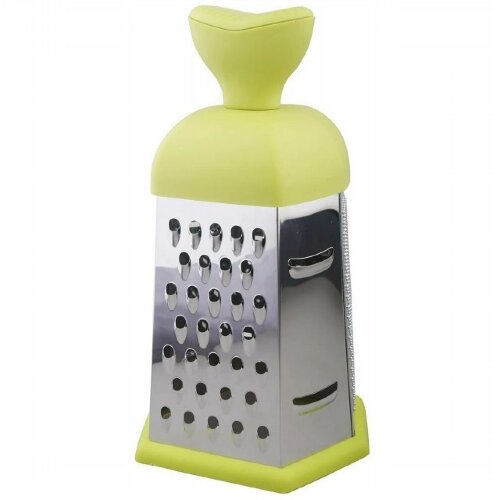 BK-7715 (в уп.48шт.) - Терка 13,5х11х22,3см. DOME, [01109964] BK-7715 (в уп.48шт.) - Терка 13,5х11х22,3см. DOME,  стенки 0,3 мм, пластик, ручка, силикон. подставка, многофункц, 6 в 1. Подходит для чистки в посудомоечной машине, материал: нержав. сталь.