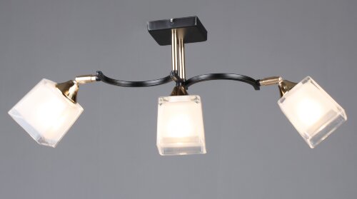 ВР-N6404/3 BK+FGD L640*W145*H250мм (6) светильник [01109754] ВР-N6404/3 BK+FGD L640*W145*H250мм (6) светильник потолочный