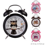 655432 (в уп.50шт.) - Будильник Совы H=15,5см, D=1 [01105759]