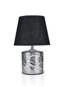 К-ES016 Sliver+Black shade H32см (24) светильник н [01104508]