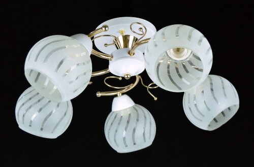 С-K340/5 GD+WT (4) АКЦИЯ светильник потолочный [01095886] С-K340/5 GD+WT (4) АКЦИЯ светильник потолочный