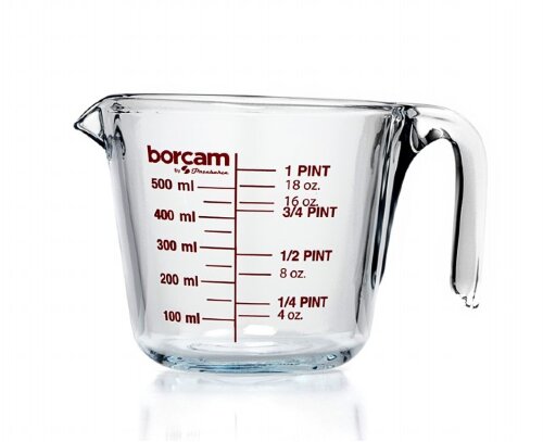 59176 (в уп.6шт.) - Мерная кружка 600мл, материал: [01110567] 59176 (в уп.6шт.) - Мерная кружка 600мл, материал: стекло.