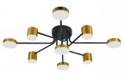 Х20609/5+4 BK+BRASS LED92W 3000-4000-6000K Dimmer [01103161]