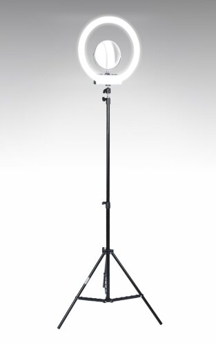 Ф-TY3060/1 BK (10), AC 220V LED32W,3000-5500K, 340 [01101252] Ф-TY3060/1 BK (10), AC 220V LED32W,3000-5500K, 3400LM, RA95+, размер: D35см, H2,1м, напольная подставка 1шт, зажим для телефотна 1шт, двойное зеркало 1шт, пульт управления