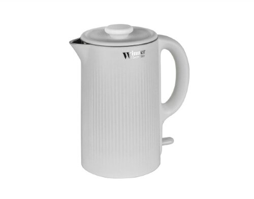 WR-162EKP (в уп.6шт.) - Чайник электрический 1,7л, [01103207] WR-162EKP (в уп.6шт.) - Чайник электрический 1,7л, мощность 1500 W, материал корпуса - пластик.