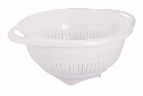 1154М (в уп.17шт.) - Дуршлаг-фруктомойка с ручками [01043445] 1154М (в уп.17шт.) - Дуршлаг-фруктомойка с ручками, размер: 330х270х135мм.