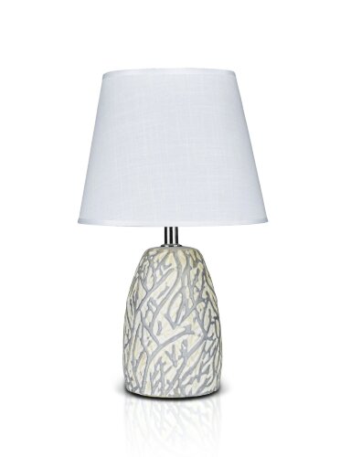 К-HB005B-6&quot; White+White shade H33см (24) светильни [01104477] К-HB005B-6" White+White shade H33см (24) светильник настольный