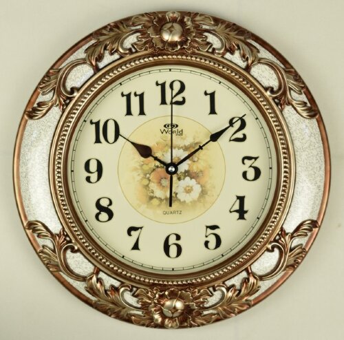 6759k W (в уп.8шт.) - Часы настенные WORLD, кварце [01085530] 6759k W (в уп.8шт.) - Часы настенные WORLD, кварцевый механизм плавного хода, размер: 450х450мм, материал: пластик, стекло.