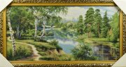 40*60 25 "Лесная речка" Картина гобелен [01086914]