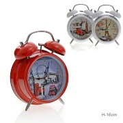 655433 (в уп.50шт.) - Будильник H=16см. / 6040-6 / [01105757]