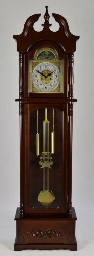 С14163/1 (в уп.1шт.) - Часы напольные, механически [01081318] С14163/1 (в уп.1шт.) - Часы напольные, механические, тёмно-коричн., завод ключом, размер: 196х56х20см, материал: деревянный корпус, металл, стекло.