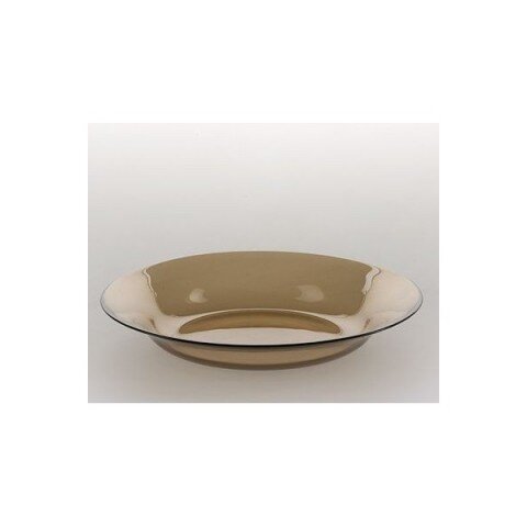 10327SLBZ (в кор.12шт.) - Тарелка из закаленного с [01080450] 10327SLBZ (в кор.12шт.) - Тарелка из закаленного стекла INVITATION d=200мм. (BRONZE) (прозрачное тонированное стекло)