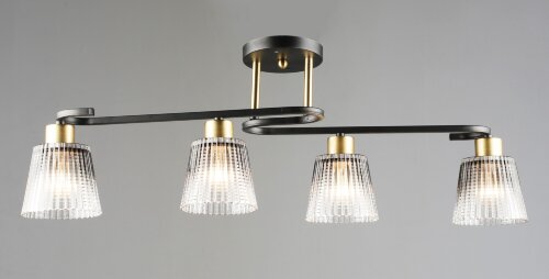 ВР-N6926/4 BK+COP L725*W330*H250 мм (4) светильник [01110161] ВР-N6926/4 BK+COP L725*W330*H250 мм (4) светильник потолочный