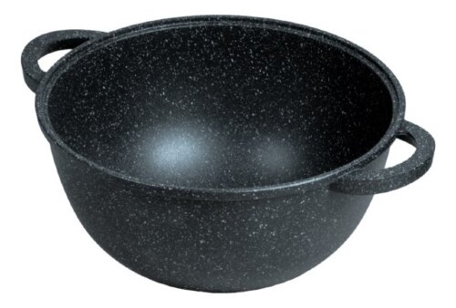 кн4301аг (в уп.10шт.) - Казан 8л. Гранит без крышк [01110282] кн4301аг (в уп.10шт.) - Казан 8л. Гранит без крышки ("Горница") , материал: литой алюминий.