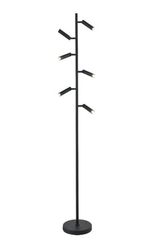 Х-F20773-6S BK H1560мм LED18W 4000K (1) светильник [01104842] Х-F20773-6S BK H1560мм LED18W 4000K (1) светильник напольный