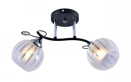 МС-XA1259B/2 BK+CR (6) АКЦИЯ светильник потолочный [01096908] МС-XA1259B/2 BK+CR (6) АКЦИЯ светильник потолочный