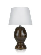 А-LE566 Brown+White абажур, размер: 200*200*340мм [01103434]