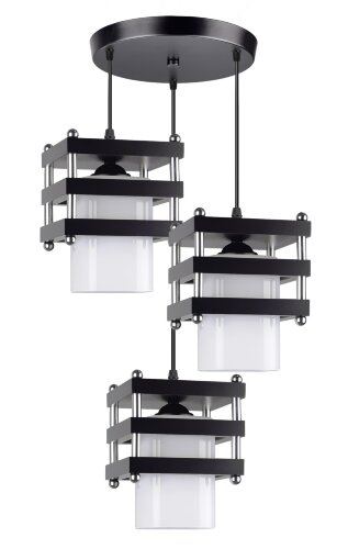 ДВ-MD220F+089A/3 BK+WH размер: 320*320*1000мм Е27 [01110840] ДВ-MD220F+089A/3 BK+WH размер: 320*320*1000мм Е27 (1) светильник потолочный