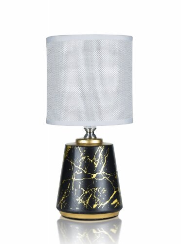 В-HS8294 black+white shade, размер: 130*130*270мм [01103969] В-HS8294 black+white shade, размер: 130*130*270мм (24) светильник настольный