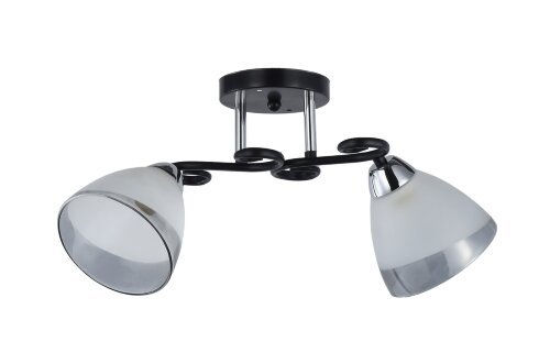 Д9141/2 CR+BK (10) светильник потолочный [01103101] Д9141/2 CR+BK (10) светильник потолочный