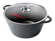 к2233аг (в уп.5шт.) - Кастрюля 2л. Гранит с крышко [01108821]