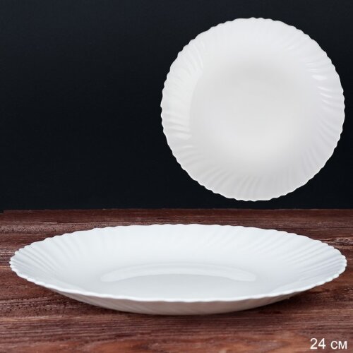 691088 (в уп.6наб.) - Тарелка 240мм белая А, набор [01104446] 691088 (в уп.6наб.) - Тарелка 240мм белая А, набор 6шт. / LHP95/6 (WHITE)