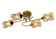 МС-XA1399B/4 BK+COPPER (6) светильник потолочный [01102791]