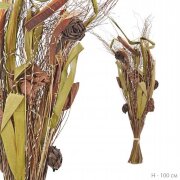 637409 (в уп.12шт.) - Композиция из сухоцветов H=1 [01104051]